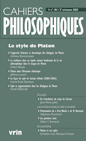 Cahiers philosophiques, no 181